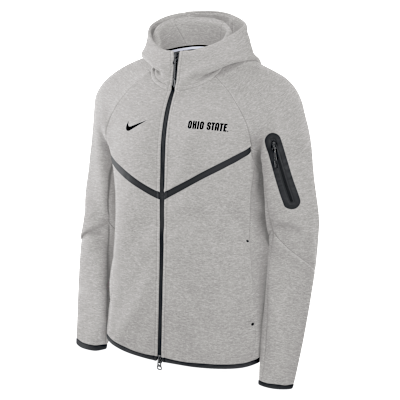Ohio State Tech Fleece Men's Nike College Full-Zip Hooded Jacket